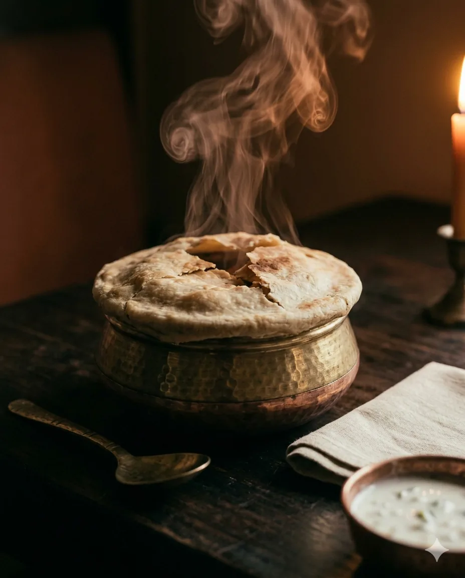The tandoor at Banaras — baati, biryani and roti pulled from a single open fire